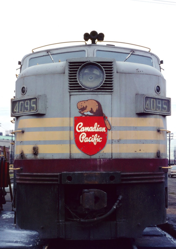 CP 4095 CPR John Street yard, Toronto ON October 1970