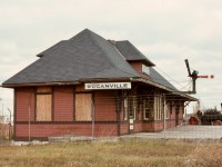 When I visited Rocanville, Saskatchewan, on Tuesday 1976-10-05, that point was on the through Neudorf subdivision from Virden to Esterhazy, but the depot had been closed for years and had been relocated in 1972 to the Rocanville and District Museum at 220 Qu’Appelle Avenue in Rocanville, as seen in this photo.

As part of subsequent branchline rationalization, Rocanville to Esterhazy was abandoned, and the line from Virden to a wye a bit east of Rocanville (leading eight miles north to a potash mine loadout) was then renamed the Rocanville subdivision.  The former depot survives today as a key part of the museum, and is now at GPS 50.38593, -101.70476.