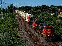 CN 108 heads east with an ES44AC/ET44AC pair for power.