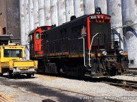 TRRY S-13U 110 at Robbin Hood Flour during July of 2001. TRRY 110 was normally assigned for Welland and Port Colborne area and TRRY 108 was assigned to Merritton.