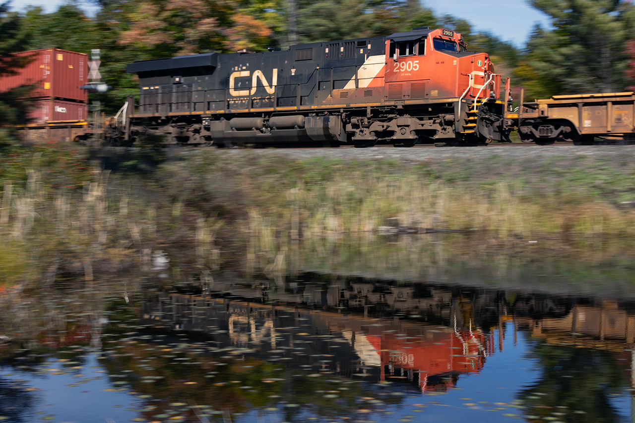 Reflecting on the wonders of Muskoka in the fall.