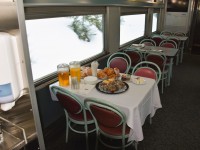 <b> You won't go hungry </b> <br>
These pastries are available to Sleeper Plus passengers all day, every day on VIA #1 & #2 The Canadian.
There is also a selection of coffee, teas, and hot chocolate, along with fresh fruit. <br>
I love the snack table! :-)