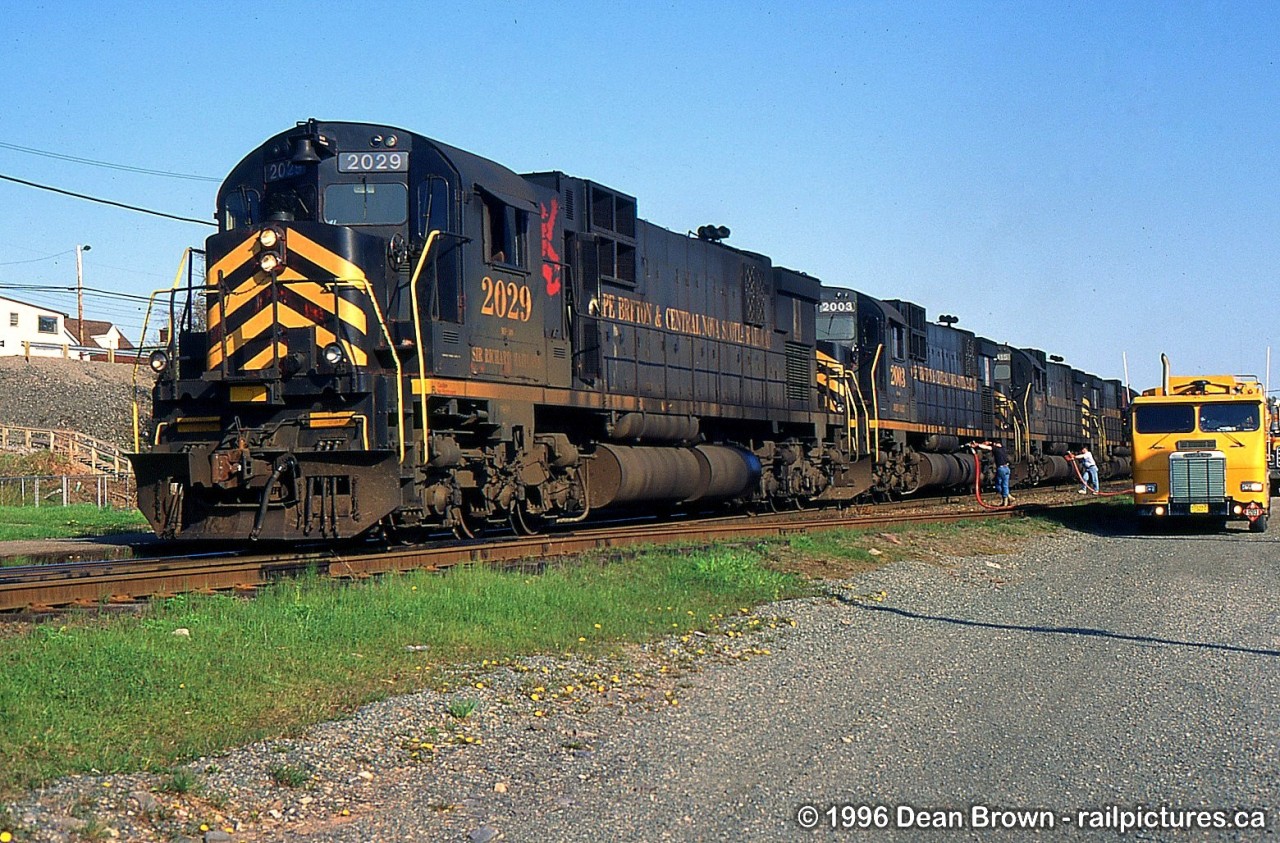 CBNS 2029, CBNS 2003, CBNS 2015, and CBNS 2032 made a fuel stop at Port Hawkesbury, NS