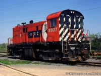 WHRC RS23 8027 was outside the shop in 1996.