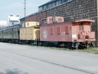 The old CRHA equipment that was at the west end harbor front in Toronto, Aug 1974. Taken from my fathers collection.