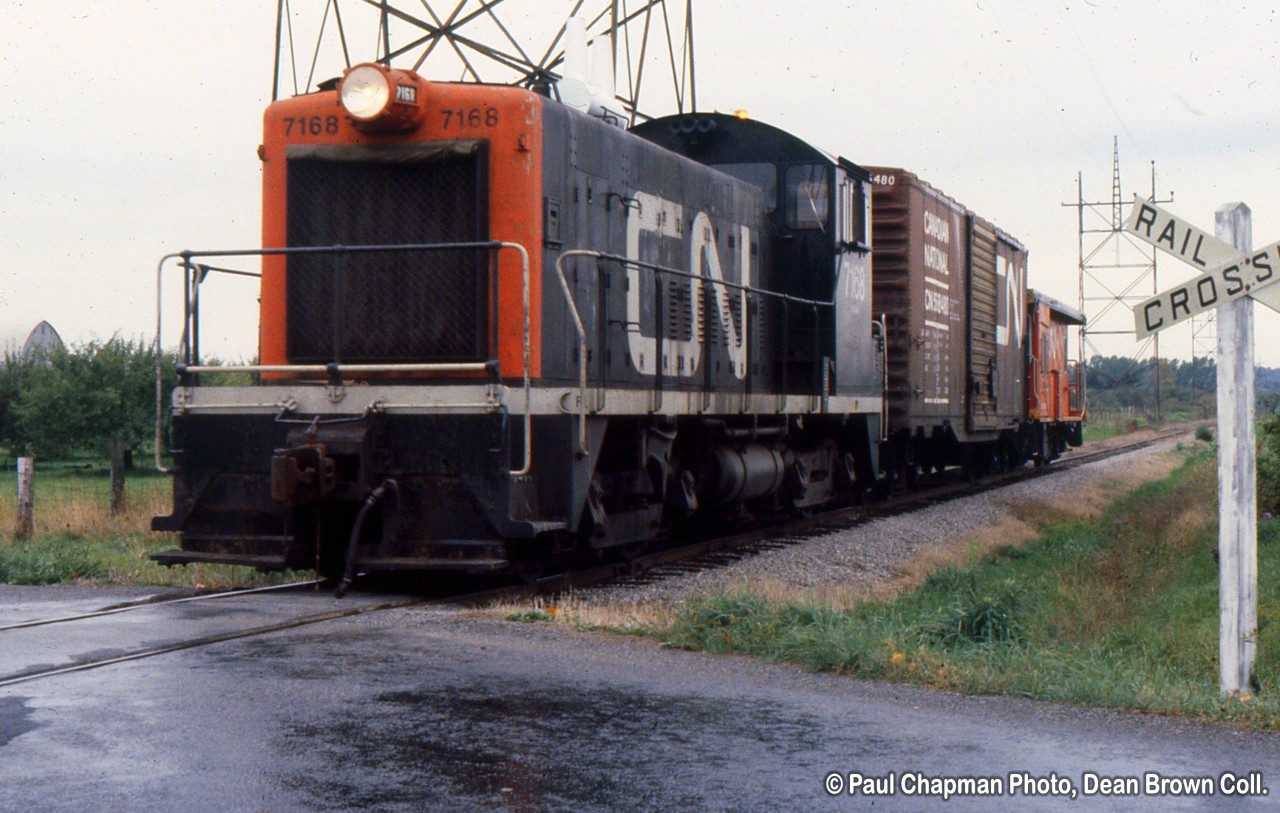 CN 7168 Northbound on the CN Fonthill Sub at Cataract Rd.