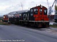 CN 550 with CN SW-8 7168 and CN SW-8 7165 (Derailment) at Port Weller East.