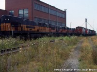 MILW U30-C stored at Fort Erie CN Diesel Shop.