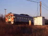 I'm thinking the westbound CP Budds are running rather late. According to what I recall, this train normally would depart Fort Erie around 1700 hrs for Toronto; but in this case, it is almost sundown.  The image is of CP #9071 leading as it crosses Pettit Rd under the very last rays of the day. Only a couple more years left and this would be another train to fade into the history books.