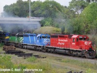 Ahh to do this again... CP Train 255 blasting north out of Hamilton with all EMD action in the ethanol glory years of the early 2010's after the DM&E takeover.