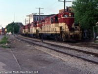 TH&B GP7 75, TH&B GP9 401, and TH&B GP7 76 in Niagara Falls.