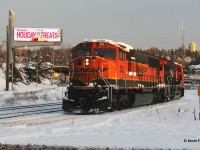 A light power move was pictured at Braid Jct. on the CN New Westminster Sub with BNSF 282-CN 3118. Merry Christmas to everyone!