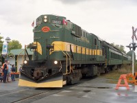 York-Durham Heritage Railway RS-11 #3612, which began life as DW&P, same number; is seen in downtown Unionville on a special train (along with YDRC 3610). I believe the occasion was the Mid-Autumn Unionville festival, and what I saw of it had quite a large turnout.
After close to 30 years, the YD Heritage outfit announced bankruptcy at the beginning of 2024.  I am wondering where all the locomotives went.  Anyone know ??