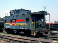 A Family Lines SCL Van sitting in Aberdeen Yard after coming off a Florida phosphate train on the TH&B.
No doubt going to the Port Maitland TH&B yard there.