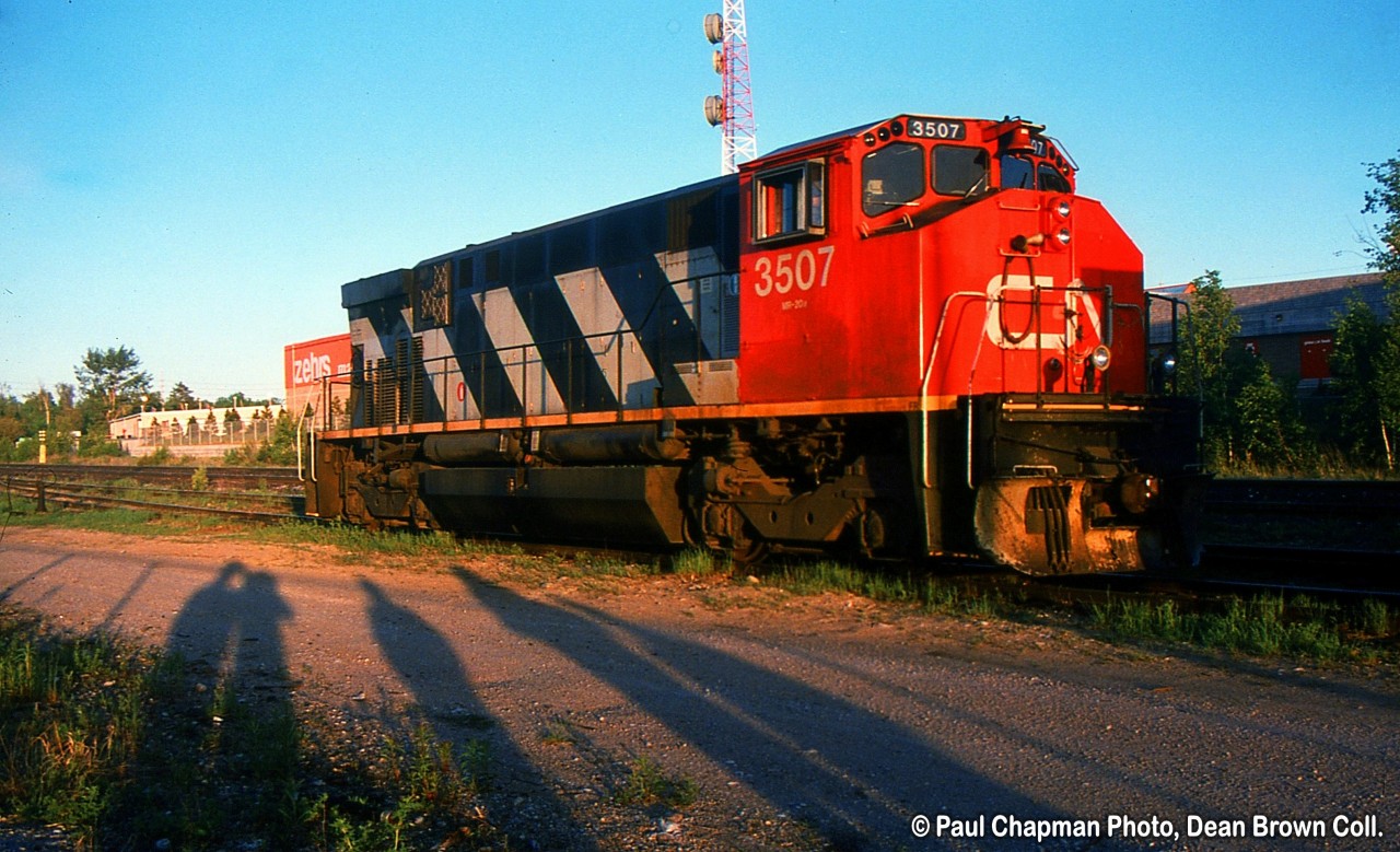 CN M420(W) 3507 at Barrie on the CN Newmarket Sub