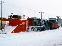 Midland is known for snow and this day was no exception.
The consist suggests battle with mother nature was tough.