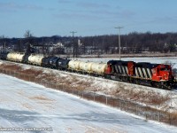 CN 740 with CN SD40 5217 and CN SD40 5217 at Robbins on the CN Stamford Sub.