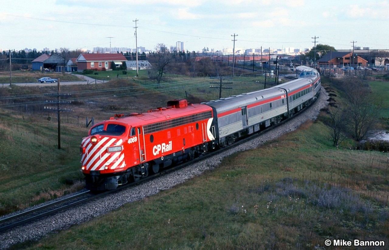 CP #1 Northbound at Islington Ave in North Toronto