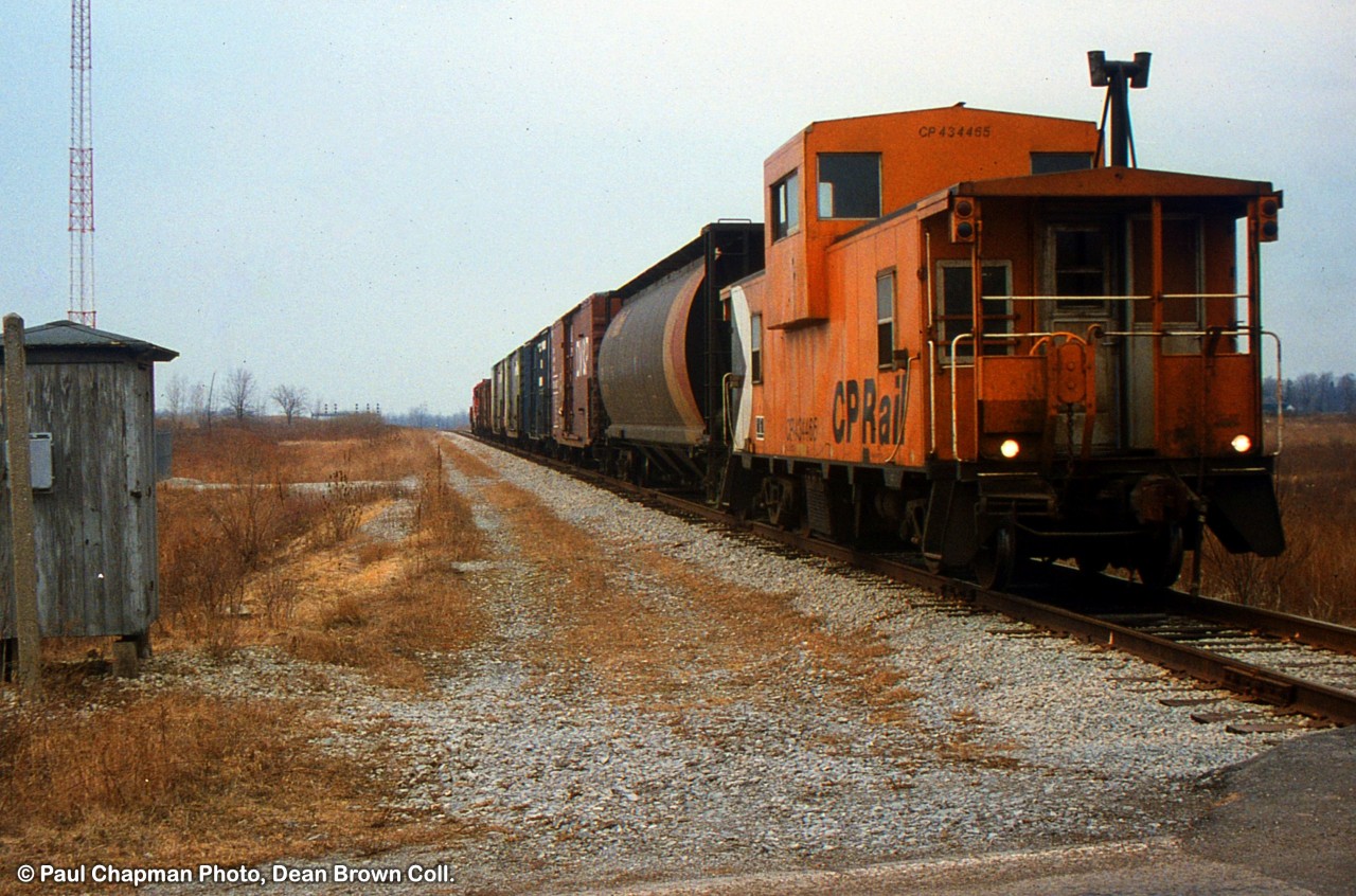 CP 8221 Northbound clears Brookfield Rd. on the CP Fort Erie Sub