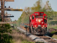 Back in the day, there was a train with a schedule that was concrete. The St Thomas Oshawa frame train went east by Galt around 8am and west back west with empties around 1500. 2 GP's as the normal power; GP9's more often than anything else, although I did see it with GP38's and even ex-B&M GP 40-2's. 