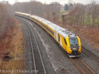 VIA 043/01 and 643/01 J train departing Guildwood due to crew shortage, TS 8 VIA 2307 - 2208 in the lead, TS 18 ‘Lumi’ VIA 2317 - 2218 trailing.