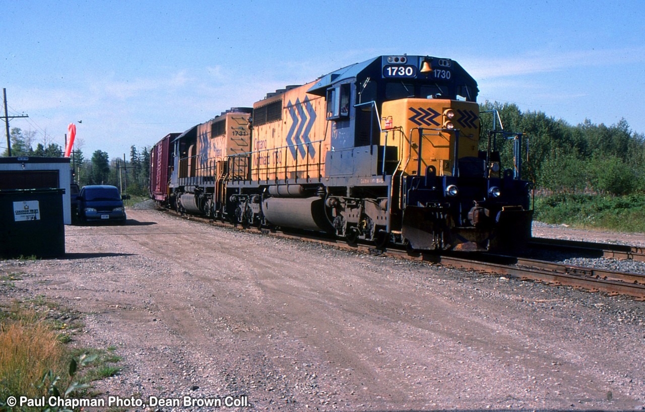 ONT SD40-2 1730 and ONT SD40-2 1731 at Kidd, ON