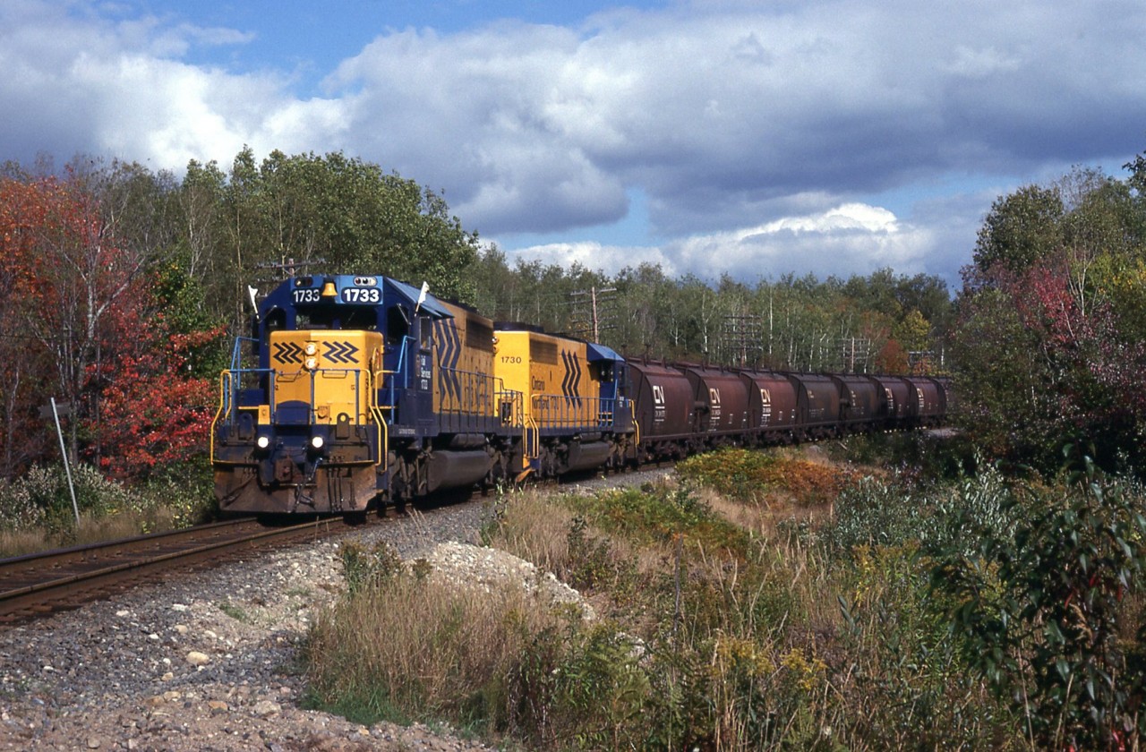 SB Dofasco ore from Shermin Mine Temagami downgrade to Trout Lake at Feronia