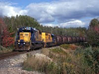 SB Dofasco ore from Shermin Mine Temagami downgrade to Trout Lake at Feronia 