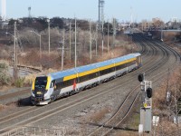 V73 operating with Venture equipment today rolls into Oakville for the scheduled stop.