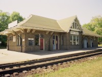 A look at the old Parry Sound CN station in town, as of this posting the image is from 48 years ago. It eventually became a Chamber of Commerce, then I think a private enterprise and last I heard, a few years ago, it was for sale.  I get wondering what has become of it. Still standing, I'm sure.