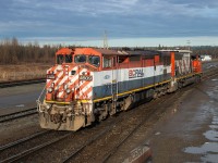 CN's 0700 Prince George South Yard (North End) crew has "gone for beans" leaving BCOL C40-8M 4609 and CN SD40-2W 5280 idling outside of the lunch room. BCOL 4609 is the last of the series (4601-4626) remaining on the roster and has spent the last year of its life back home in Prince George working various yard jobs. 9 days later, CN sent this engine east on train Q198 with an uncertain fate. As of December 1st, 2024 it is in Winnipeg in "Long Term" storage status.