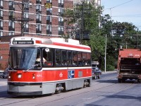 TTC 4075 is in Toronto on August 8, 1988.