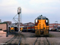 ACR 172 the last GP9 built sitting with her sisters at the Soo shops