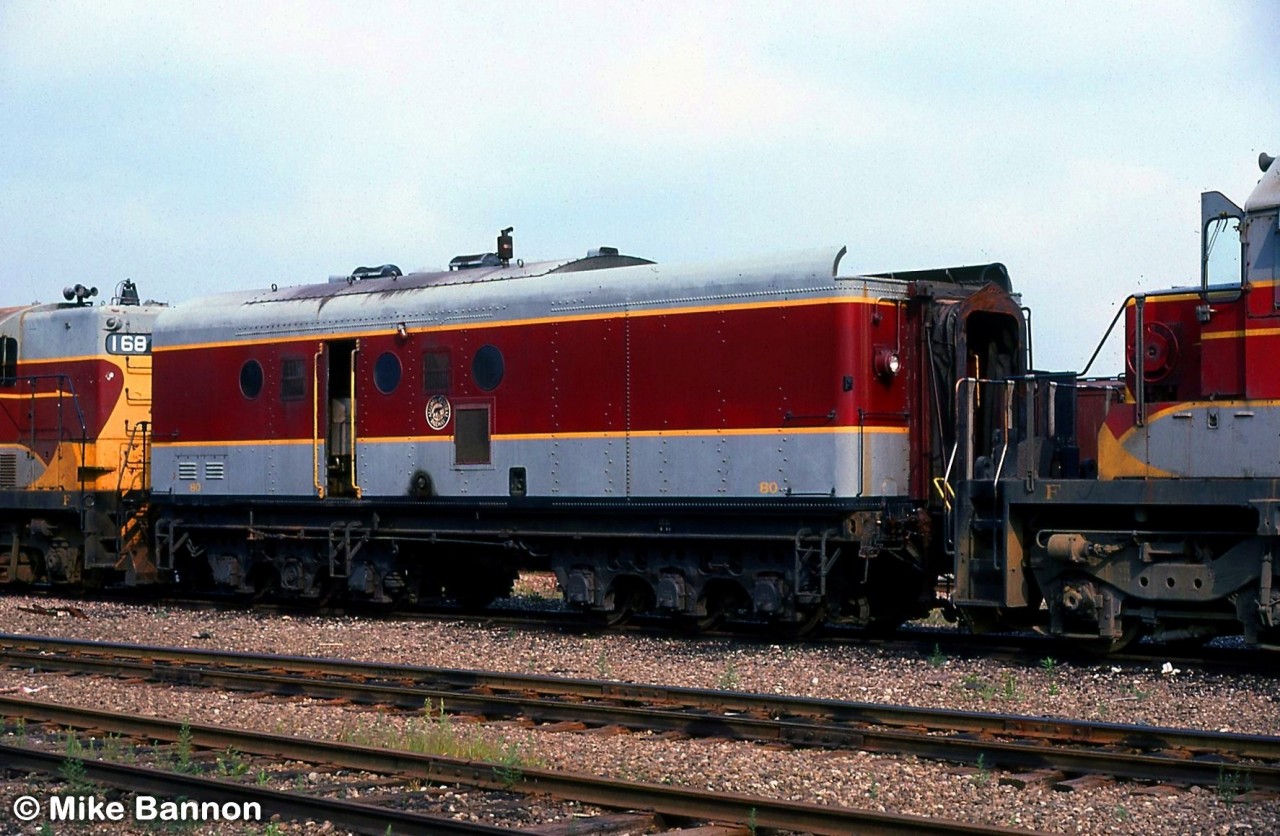 Ex Northern Pacific steam tender converted to a steam generator car