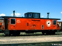 Fairly new CN built van awaiting her next assignment 