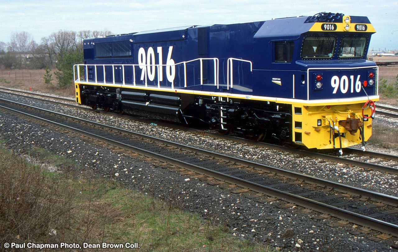 Brand New Aust RR 9016 on the test track at GMD in London Ontario.