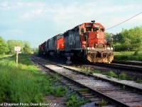 CN SD40 5039, CN HR616 2111, CN M636 2339, and CN M630 2042 at Clifton.