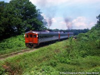 Rail Excursion on CN RDC photo run past near Port Stanley 