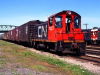 CN SW1200 7023 at Fort Erie.