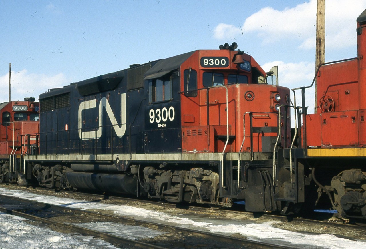 Just about any CN unit of the time would be sent to Midland primarily to haul grain and Silica glass sand from Killarney