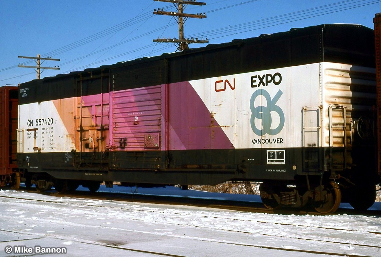 CN Expo painted boxcar