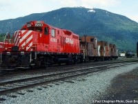 CP GP9u 8203 in Revelstoke BC