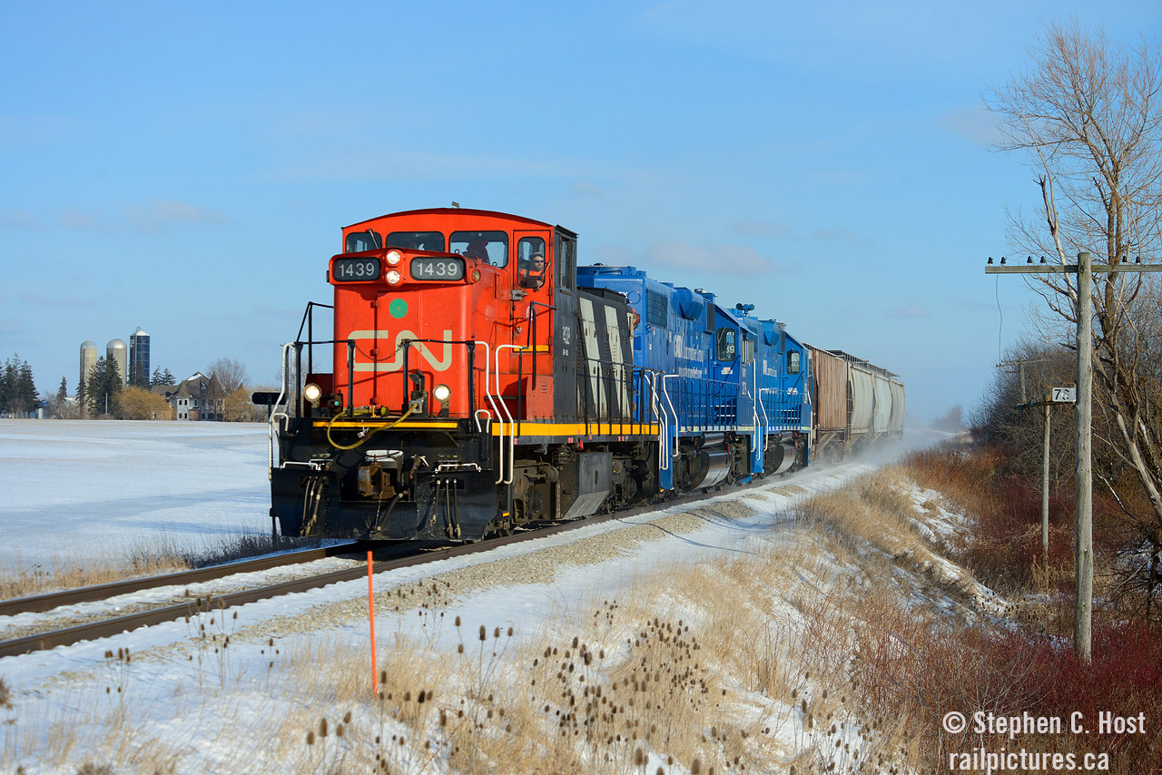 Has it been enough time yet? Remember when CN Took back the Guelph sub and you couldn't spit without finding either a GMD-1 or some GMTX poo blue units which were leased to cover for the shortline takeovers (GEXR, RLHH). Remember when only locals cared about the Guelph sub and the railfan community didn't go nuts for the Kitchener terminal? There was just a handful of us out most of the time and we were just (re)collecting our CN shots that, some of us (me included) missed the CN action in 1998 or prior. The Guelph sub was just another sleepy secondary line that still didn't attract crowds.. until it did.  The crowds are still coming - this line is quite popular with some crowds down in the US as they figured out why.. and once the pandemic and border restrictions eased, game on - but the GMD1's were gone by then. I did an article on the takeover by CN it for Railpace - I'd be damned if I can find my copy though. Looks like Back issues are sold out too.