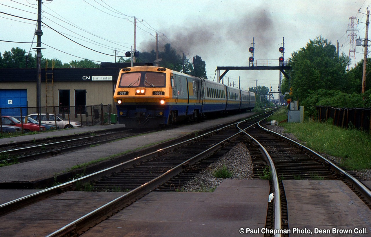 VIA Eastbound with LRC 6921