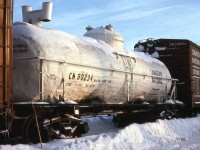 Heated insulated CN work train water car 