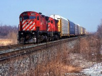 CP 4217 North in the siding at Montrose.