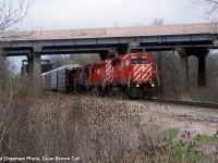 CP 5995 North Departing Montrose at Mile 6 on the CP Hamilton Sub.