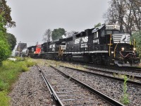 <br>
<br>
Onto home rails...
<br>
<br>
The NS transfer, NS 5665 – NS9887, deliver CN 3023
<br>
<br>
In the rain at Fort Erie, September 12, 2015 digital by S.Danko.
<br>
<br>
Looking spiffy: 
<br>
<br>
     <a href="http://www.railpictures.ca/?attachment_id=  43674 ">  ET44AC  </a>
<br>
<br>
