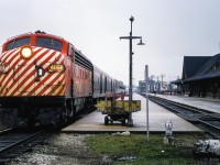 CP Rail's <i>Canadian</i> pauses at West Toronto station.

<br><br><i>Scan and editing by Jacob Patterson.</i>