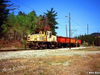 The INCO railway delivering nickel loads to the CP interchange. When the electric operation ceased CP would go right to the mine at Onaping/Levck